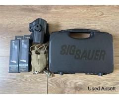 SIG Air x SIG Sauer ProForce P320 M18 Gas Blowback Pistol With loads of extras - Image 2