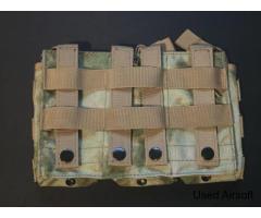 Triple Open 5.56mm Mag Pouch Camo (3x 5.56 Mag Pouches) - Image 2