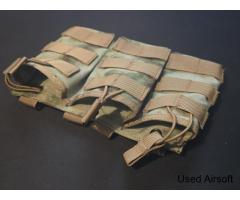 Triple Open 5.56mm Mag Pouch Camo (3x 5.56 Mag Pouches) - Image 3