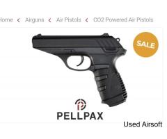 Game p-25 blowback air pistol 8 shots co2