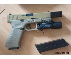 GLOCK 19X FDE by WE TECH with extras