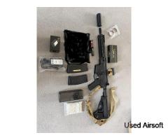 Fully upgraded VFC Avalon Samurai Edge CQB