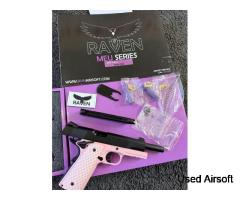 raven 1911 meu railed gas & co2 airsoft pistol - Image 2