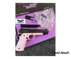 raven 1911 meu railed gas & co2 airsoft pistol - Image 3