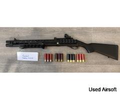 Golden Eagle Strike Industries M870 with Aimpoint SRO