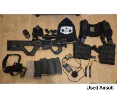 AEG with accessories