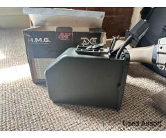 A&K m249 tan steel + gun bag + gear - Image 3