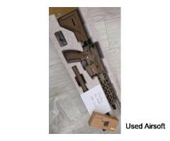 GHK HK416 GBBR TAN WITH ~mags