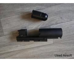 Under barrel grenade launcher