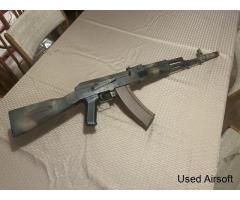 CUSTOM PAINTED CYMA Sport AK74M Airsoft AEG Rifle Airsoft Gun With Mid-Cap Mag - Image 2