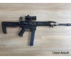 G&G Combat Machine CM16 Raider - Octarms Barrel, Tracer, Flashlight & Red/Green Dot