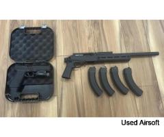 Airsoft gbb bundle Novritsch SSQ-22 and VFC glock 34 deluxe