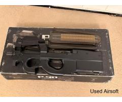 Tokyo Marui P90 AEG with 3 mid caps