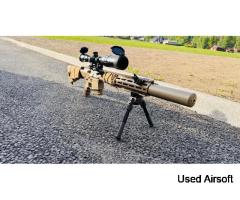 DMR Legion Rapax XXI M4 AEG TAN rifle