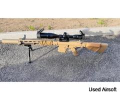 DMR Legion Rapax XXI M4 AEG TAN rifle - Image 3