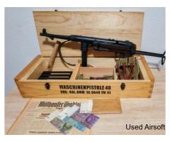 AEG MP40 wooden case