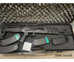 Well PRO WE09 AK 12 Gas Blowback Rifle (4 mags included)