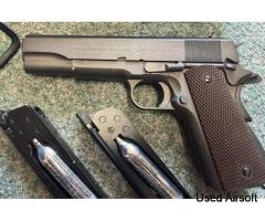 KWC Cybergun Colt 1911 A1 100th  Anniversary CO2  Std mag and extended mag - Image 2