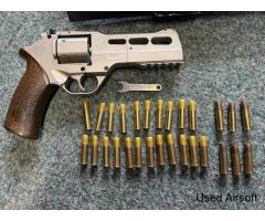 Chiapas Rhino 50DS Co2 revolver silver  26 shells  Boxed - Image 2