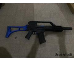 G36 GBBR RIFLE WITH ZOOMED SIGHTS