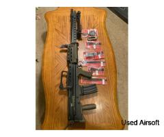 Upgraded ICS Full Metal L86A2 British Military Full Size Airsoft AEG Rifle