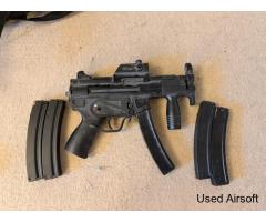 ASG/B&T MP5K with red dot and mags