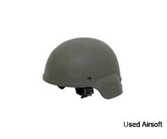 WTB:OD green plate carrier and mich style helmet