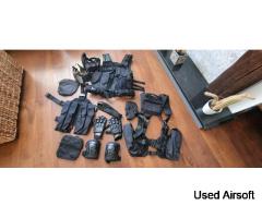 Vest, Chest rig and accessories bundle
