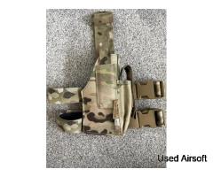 Warrior Assault System Leg Holster in Multicam Brand New