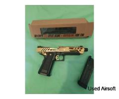 Tokyo Marui HI-CAPA Gold match 5.1 + Custom CTM Tactical Gold split slide - Image 2