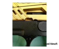 Tokyo Marui HI-CAPA Gold match 5.1 + Custom CTM Tactical Gold split slide - Image 4
