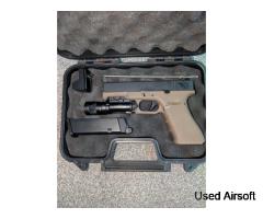 WE Glock 17 GEN4 Desert Tan Edition