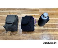 Dynatex Timed Blank Grenade with adaptor and pouch