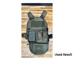 Green Plate Carrier with Viper Dangler style pouch