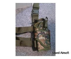 Leg gun holster
