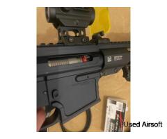 Wolverine gen 2 hpa airsoft rifle with 1 tank, 1 reg, 1 line, pepbox, scope, upgraded hop unit - Image 3