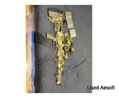 Silverback Srs A1 Covert 16" Barrel with suppresor Tan