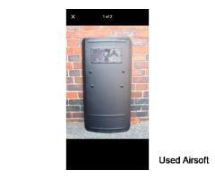 Riot / Police Style Protective Shield – Black