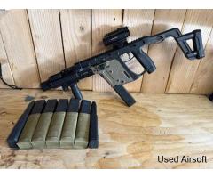 AEG KRISS Vector Upgraded With 8 Mags