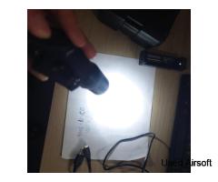 WML style flashlight with rechargable battery and charger - Image 3