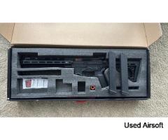 Zion Arms R&D Precision Licensed PW9 Mod 1 Long Rail Airsoft Rifle with Two Mags