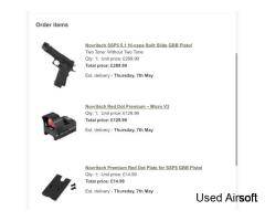 Novritisch SSP5 6” + 5” barrel full set + Novritisch red dot - Image 3
