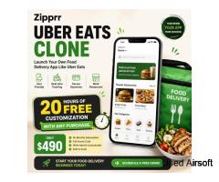 Zipprr UberEats Clone — $490 Cloud Kitchen and Food Delivery Management System