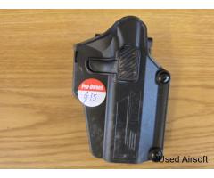 Amomax Per-Fit Universal Holster right handed (for 80+ Pistols), Black