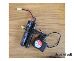 Delta Armory 9.6v 1100mah Battery and Charger