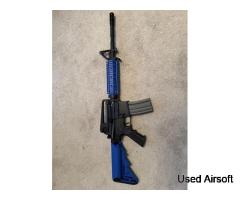 CYMA M4A1 Full metal construction Very good condition barely been used with 3x High cap - Image 3