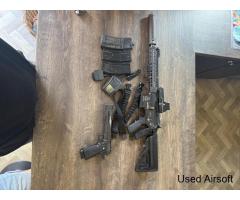 Colt M4 Keymod + Dragon Pistol
