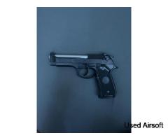 KJ Works Beretta M92 Silver barrel special edition.