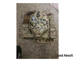 Warrior assault vest with helmet - Image 2