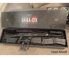 TM Saiga 12k 5 mags and accessories